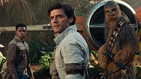 Picture: John Boyega, Oscar Isaac and Chewbacca in Star Wars: The Rise of Skywalker