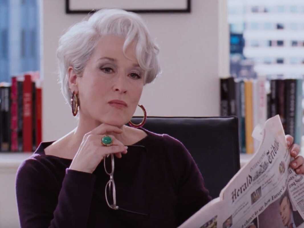 Picture: Meryl Streep in The Devil Wears Prada