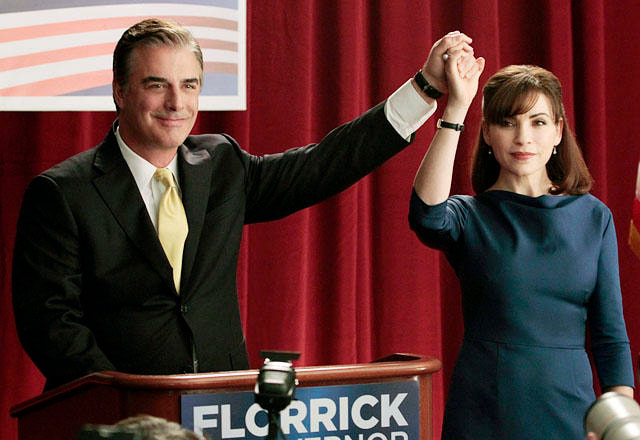 Picture: Chris Noth and Julianna Margulies in CBS' The Good Wife