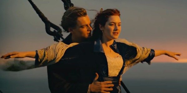 Picture: Leonardo DiCaprio and Kate Winslet in Titanic