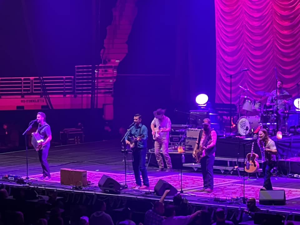 Picture: Turnpike Troubadours performing at Simmons Bank Arena in Little Rock in February 2023