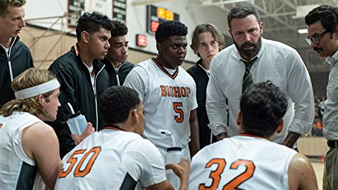 Picture: Ben Affleck and Al Madrigal coaching basketball in 