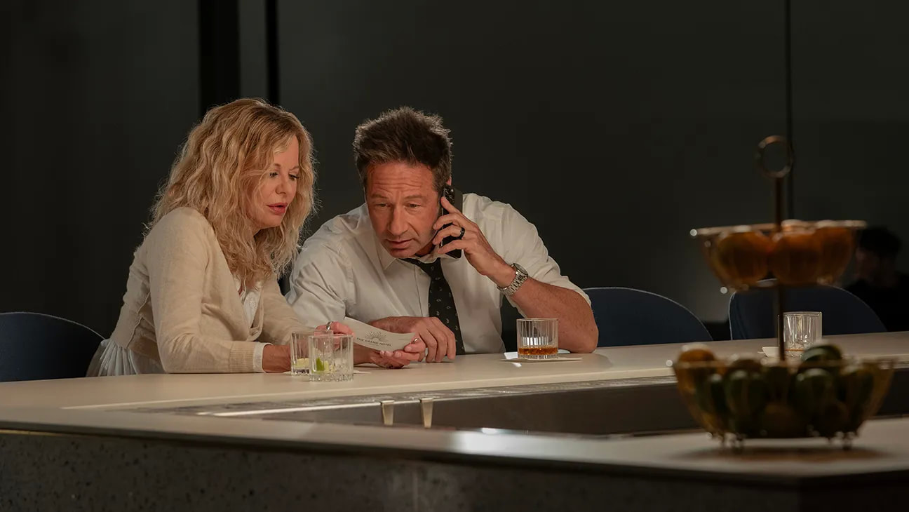 Picture: Meg Ryan and David Duchovny in What Happens Later 