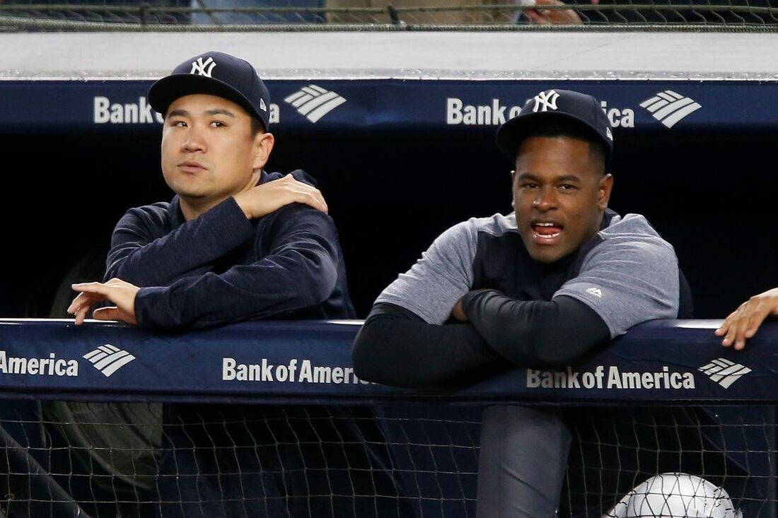 Picture: Yankees Pitchers Masahiro Tanaka and Luis Severino 