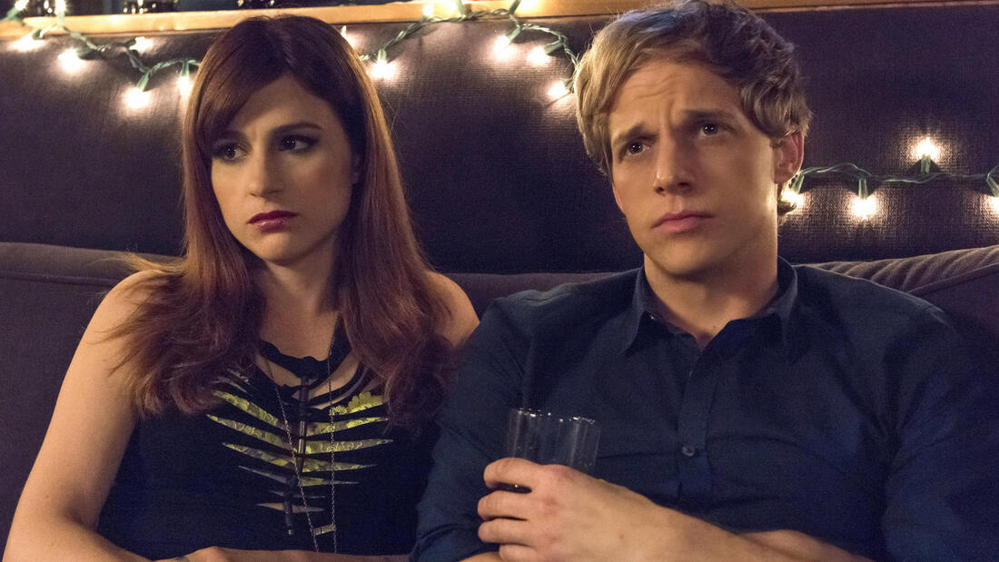 Picture: Aya Cash and Chris Geere in You're the Worst